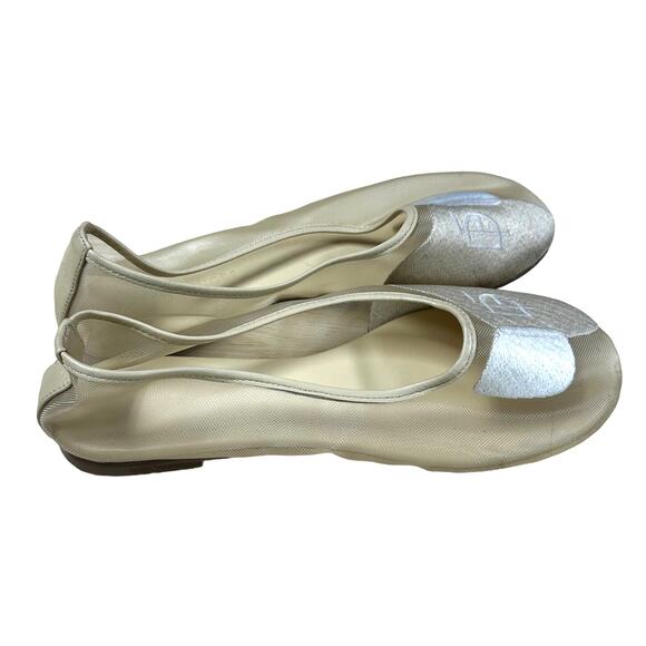 Dear Frances NWOB Balla Embroidered Ballet Flat Size 37 (US 7) Airy Mesh Italy - Picture 2 of 8